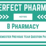 B Pharmacy 1st Semester Previous Year Question Papers